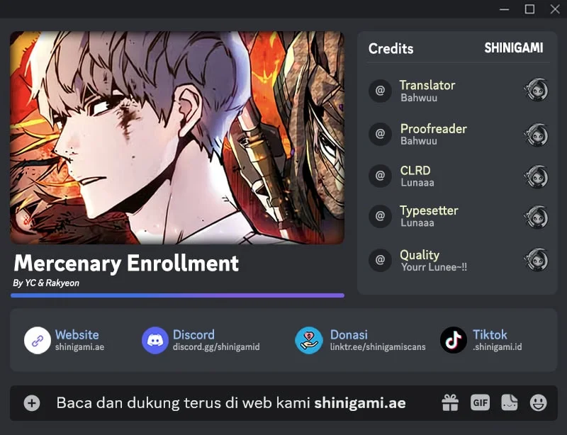 Komik Mercenary Enrollment Chapter 261 Fix gambar 1